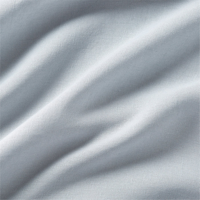 New Natural EUROPEAN FLAX™-certified Linen Mist Blue Queen Bed Sheet Set