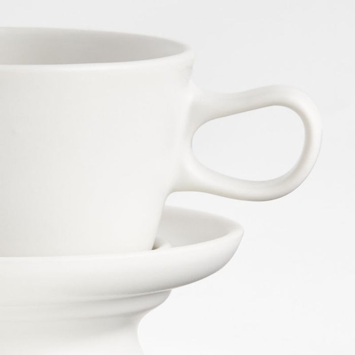 Jamesware White Cup and Saucer