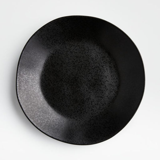 Marin Matte Black Dinner Plate - Crate and Barrel Philippines