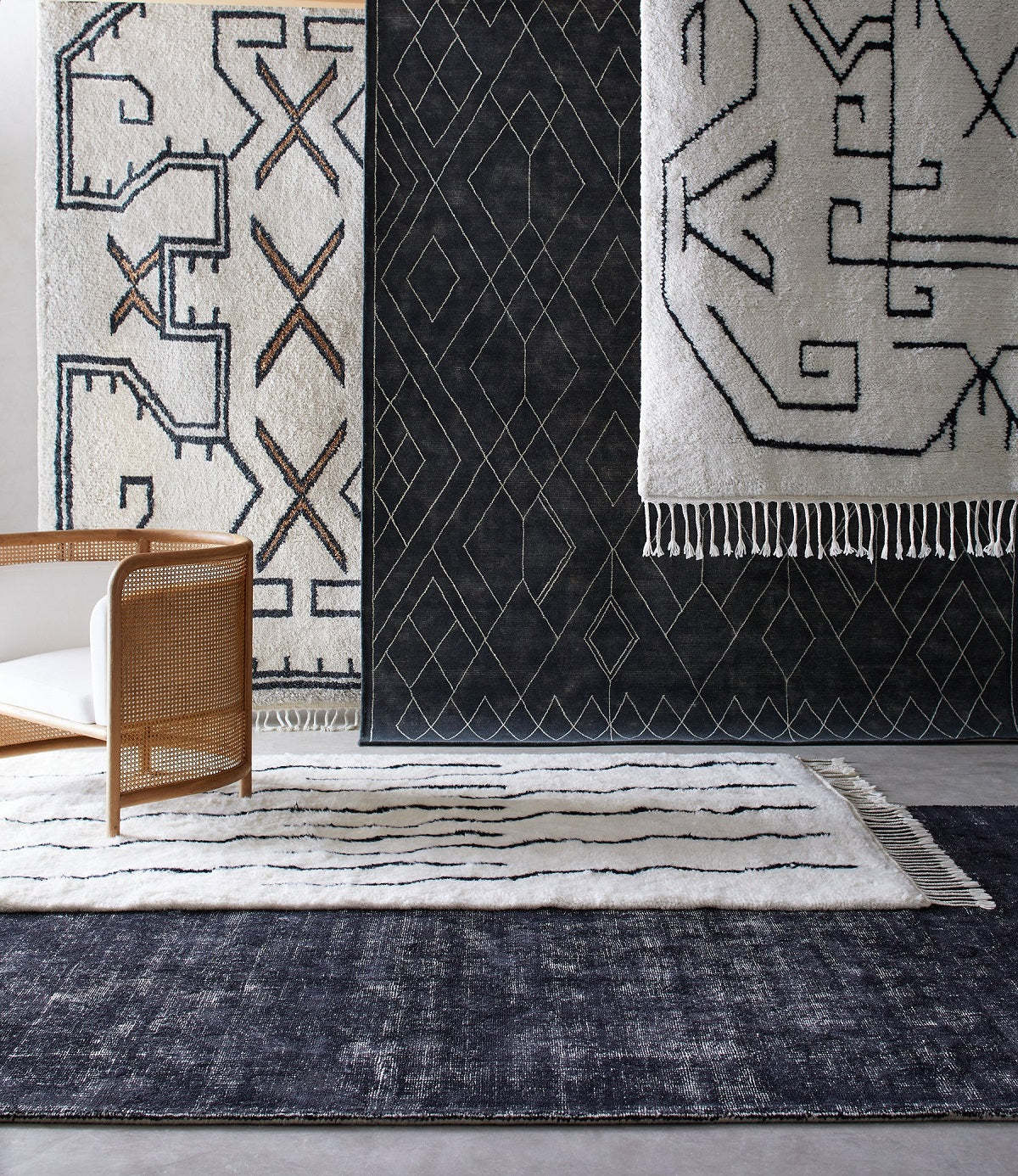 stylish rugs from crate and barrel