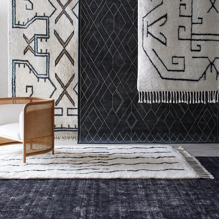 stylish rugs from crate and barrel