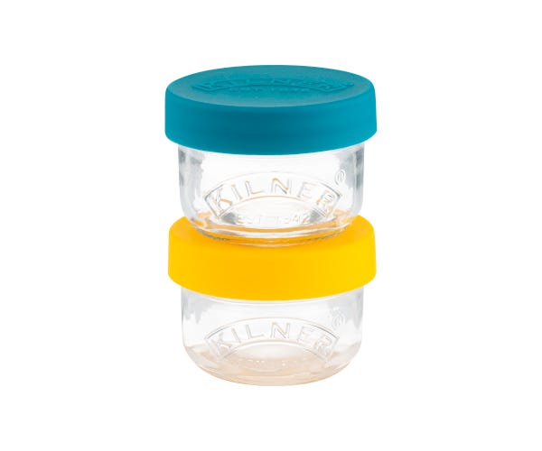Kilner Set Of 2 Snack And Store Pots 125ml