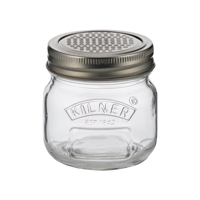 Kilner 0.25-Liter Storage Jar & Fine Grater Lid