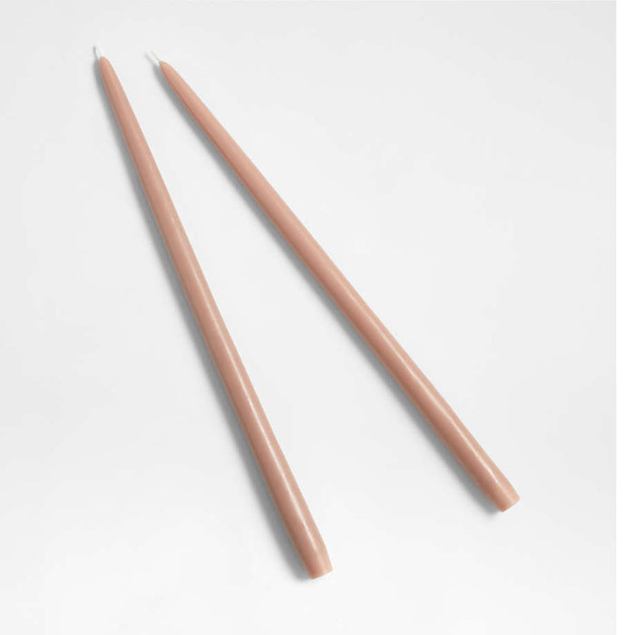 18" Dipped Spice Taper Candles, Set of 2 by Athena Calderone