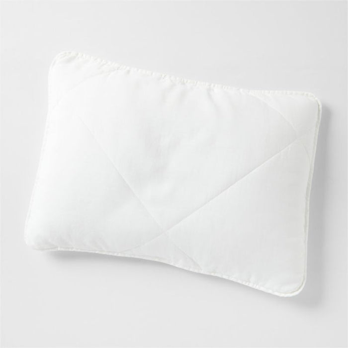 European Flax ®-Certified Linen Crisp White Standard Quilted Pillow Sham
