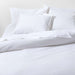Favorite Washed Organic Cotton White Eyelash King Duvet Cover