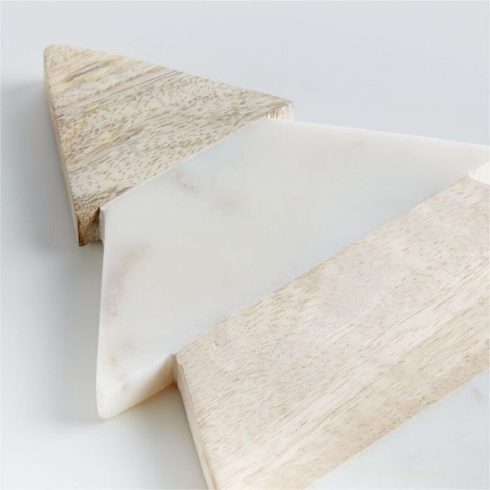 Taiga Small Wood and Marble Tree Board
