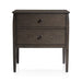 Mason Shadow 2-Drawer Grey Nightstand
