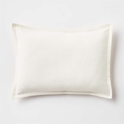Cozysoft Organic Flannel Arctic Ivory Standard Pillow Sham