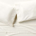 Cozysoft Organic Flannel Arctic Ivory Queen Bed Sheet