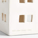 Wide White Ceramic Holiday Canal House