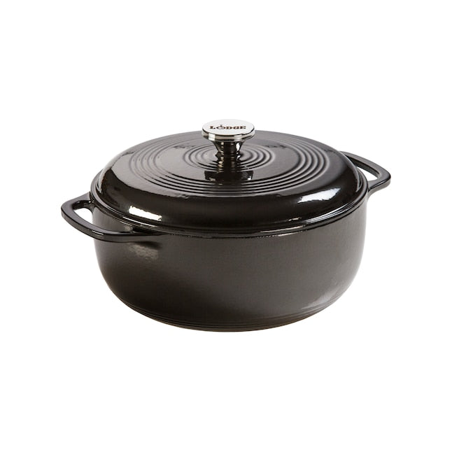 Lodge 6 Qt Enameled Dutch Oven Chrome