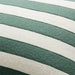 Pine Green Stripe 22"x15" Holiday Throw Pillow Cover by Joan Anderson