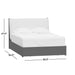 Casa Black Oak Wood Queen Storage Bed with Outlet