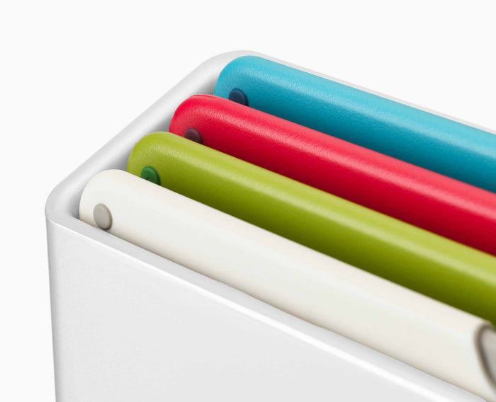Joseph Joseph Folio 4 Piece Chopping Board Set in Arc White