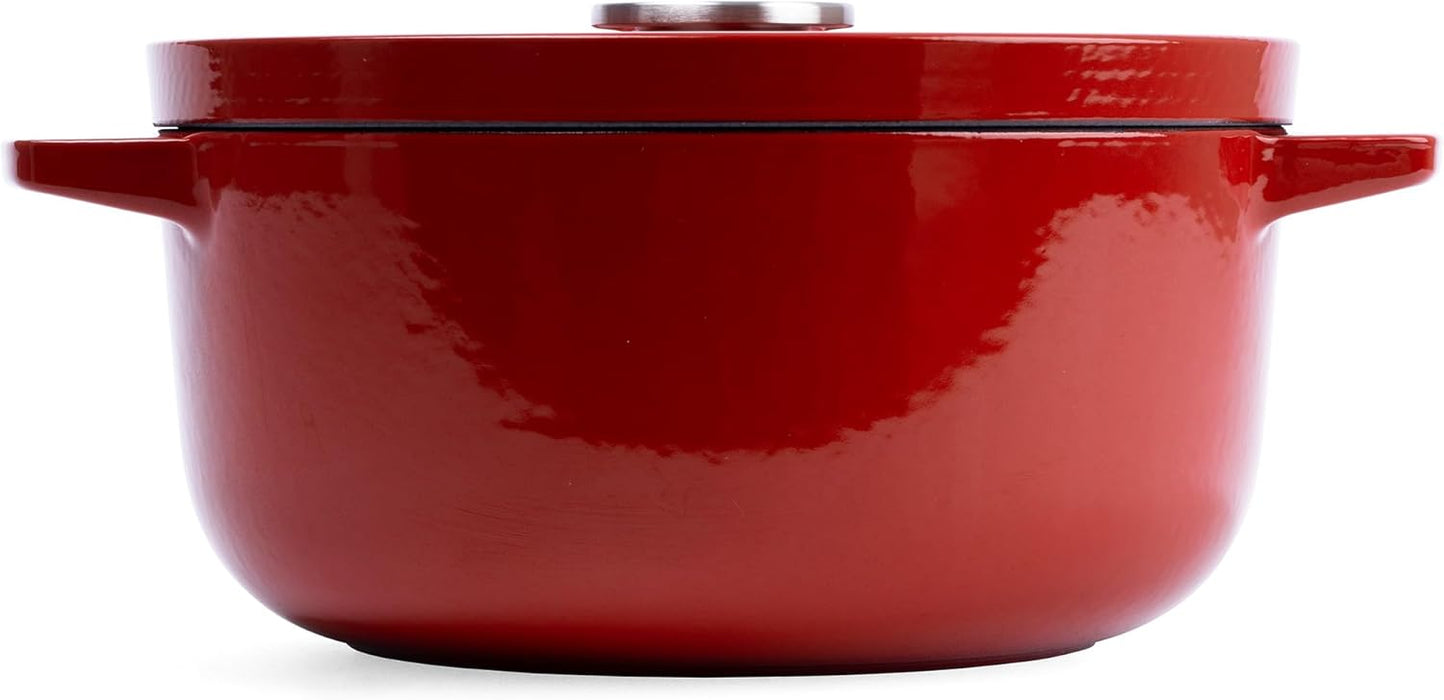 KitchenAid Cast Iron Casserole 22cm Empire Red
