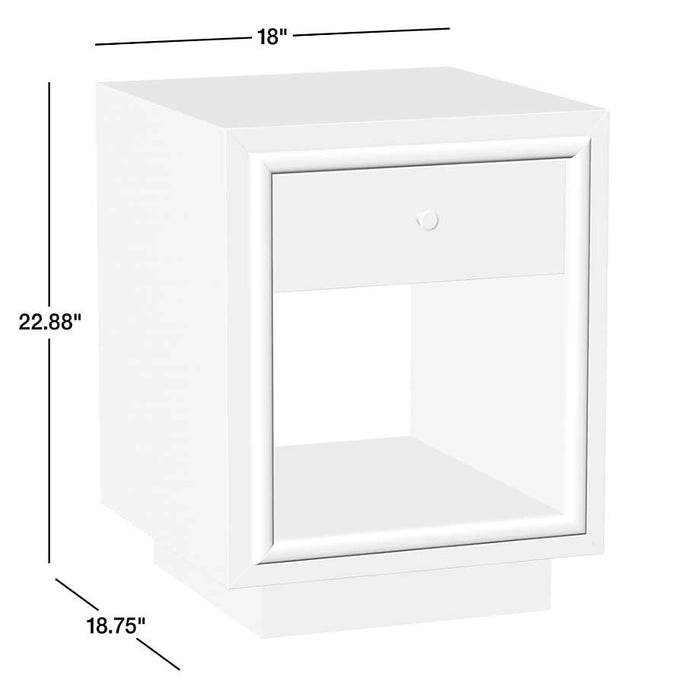 Hastings 18" Rye Wood Narrow Nightstand