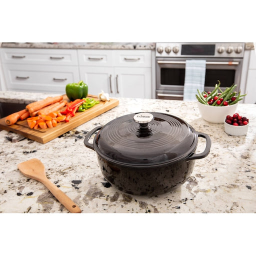Lodge 6 Qt Enameled Dutch Oven Chrome