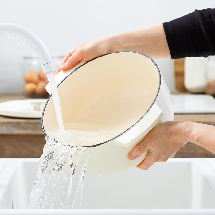 KitchenAid Oval Casserole 30cm Almond Cream