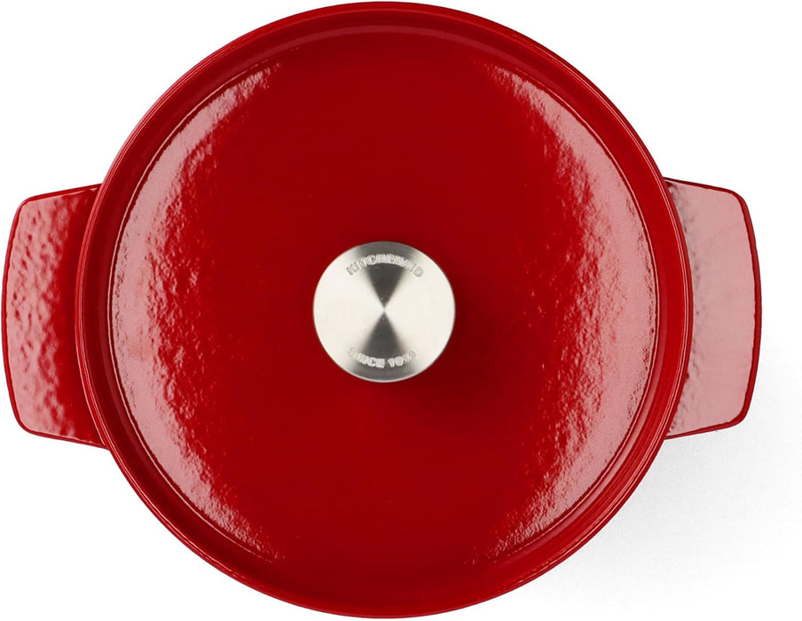 KitchenAid Cast Iron Casserole 22cm Empire Red