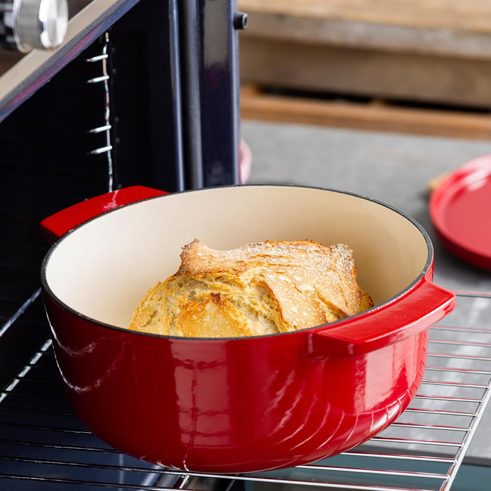 KitchenAid Cast Iron Casserole 26cm Empire Red