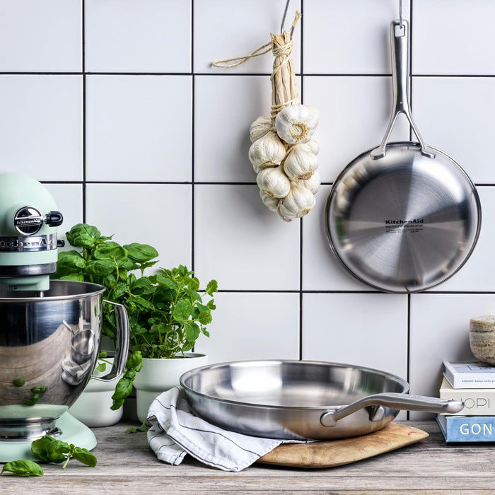 KitchenAid Multi-ply Open Frypan 28cm Uncoated
