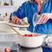KitchenAid Cast Iron Casserole 26cm Almond Cream