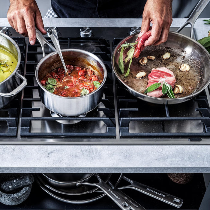 KitchenAid Multi-ply Open Frypan 24cm Uncoated