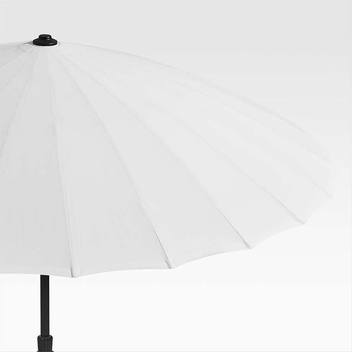 9' White Dome Umbrella