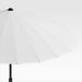 9' White Dome Umbrella
