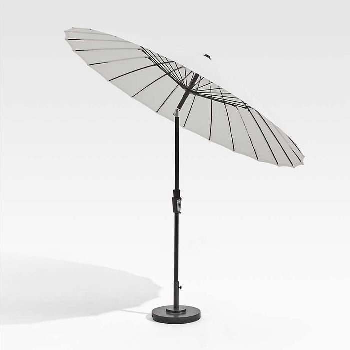 9' White Dome Umbrella