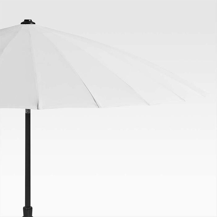9' White Dome Umbrella