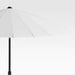 9' White Dome Umbrella
