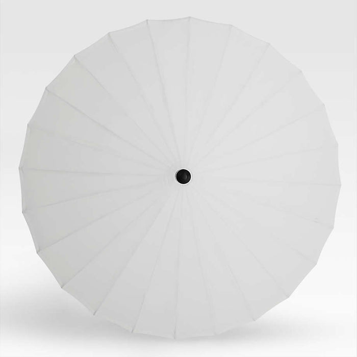 9' White Dome Umbrella