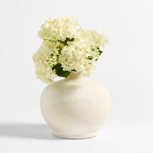 Faux Cream Hydrangea Stem 14" by Abigail Ahern