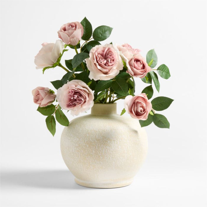 Faux Tea Stained Rose Stem 18" by Abigail Ahern