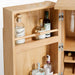 Honore Natural Oak Wood 38" Bar Cabinet by Athena Calderone
