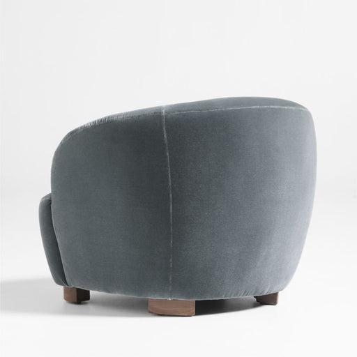 Le Marché Blue Accent Chair by Athena Calderone