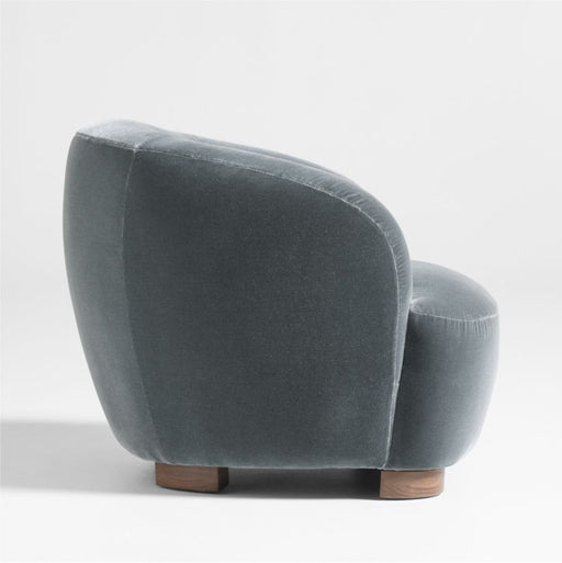 Le Marché Blue Accent Chair by Athena Calderone