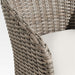 Abaco Resin Wicker Outdoor Dining Chair with Canvas Natural Sunbrella ® Cushion
