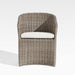 Abaco Resin Wicker Outdoor Dining Chair with Canvas Natural Sunbrella ® Cushion