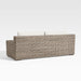 Abaco 83" Resin Wicker Outdoor Sofa with Canvas Natural Sunbrella ® Cushions