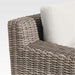 Abaco 83" Resin Wicker Outdoor Sofa with Canvas Natural Sunbrella ® Cushions