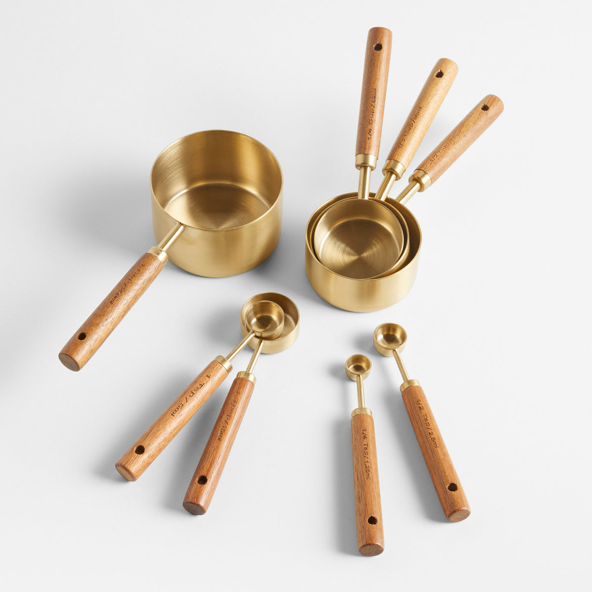 Fsc Goldacacia Measuring Spoons
