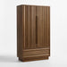 Ada 40" Fumed Oak Closed Storage Cabinet