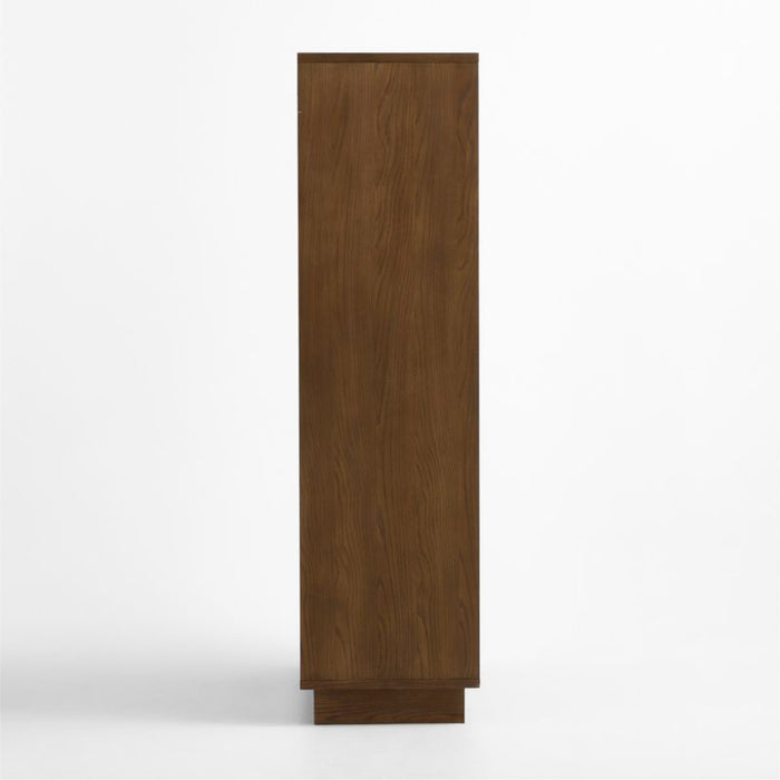 Ada 40" Fumed Oak Closed Storage Cabinet