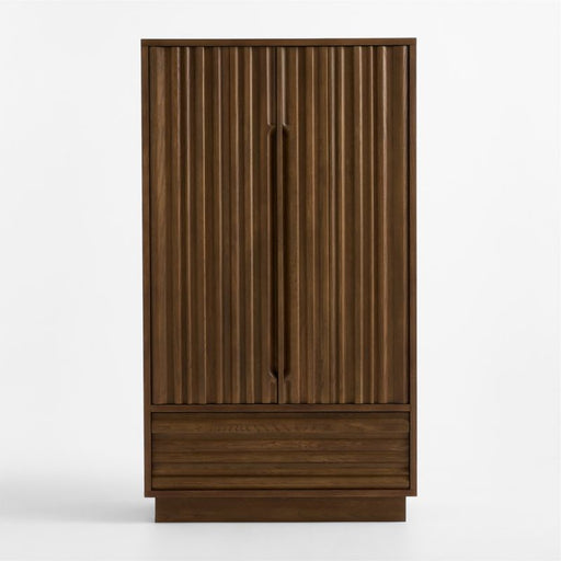 Ada 40" Fumed Oak Closed Storage Cabinet