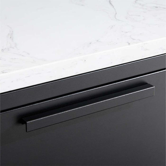 Alfresco Black Corner Outdoor Kitchen Cabinet Set
