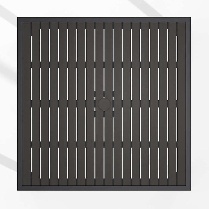 Alfresco 35" Black Outdoor Cafe Table