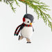 Alpaca Ice Skating Penguin Christmas Tree Ornament